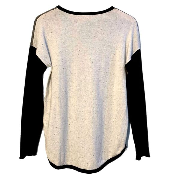 SMARTWOOL Merino Wool Top Women’s M Gray Black Cream Crew Neck Long Sleeve. - Picture 3 of 13